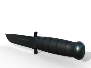 USA Army knife Model 3D