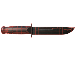 USA Army knife Model 3D