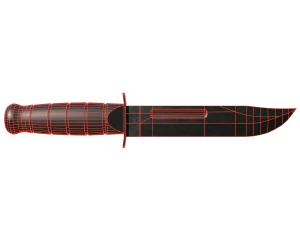 USA Army knife 3D Model