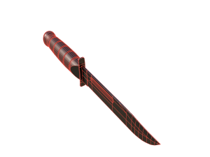 USA Army knife Model 3D