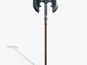 Two handed Ax Modelo 3D