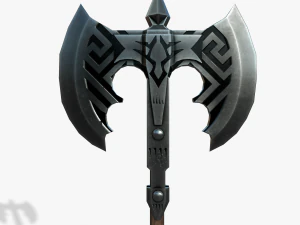 Two handed Ax 3D Model