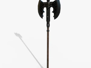 Two handed Ax 3D Model