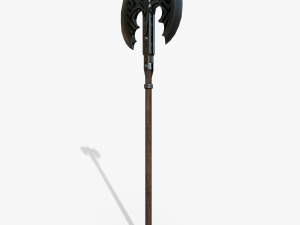 Two handed Ax 3D Model