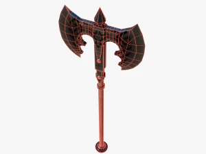 Two handed Ax 3D Model