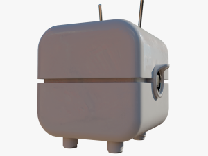 Square robot 3D Model
