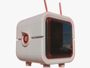 Square robot 3D Model