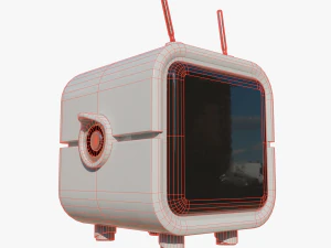 Square robot 3D Model