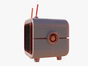 Square robot 3D Model