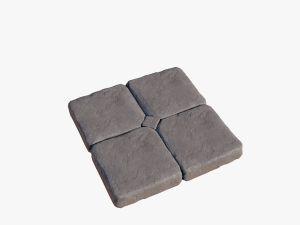 Old paving slabs Model 3D