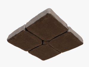 Old paving slabs Model 3D