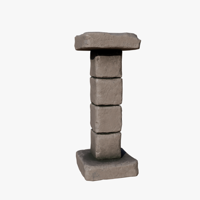 Old pillar 3Dモデル .c4d .max .obj .3ds .fbx .stl .blend 