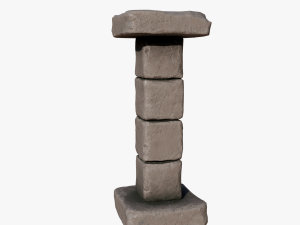 Old pillar 3Dモデル