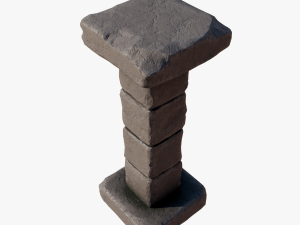 Old pillar 3Dモデル
