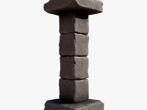 Old pillar 3Dモデル