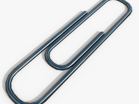Paper clip Model 3D