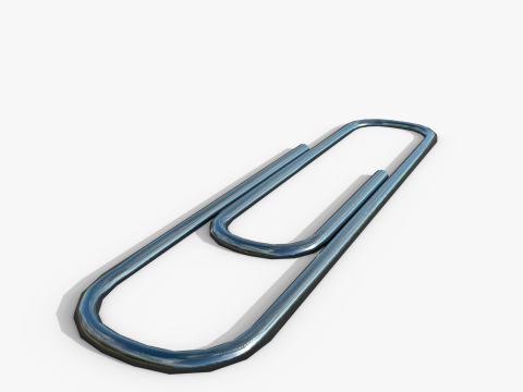 Paper clip Model 3D