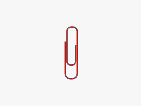 Paper clip Model 3D