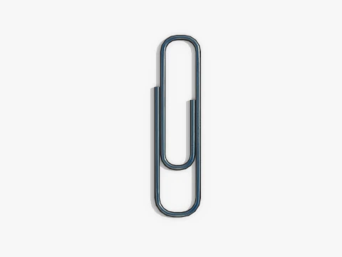 Paper clip 3D Model