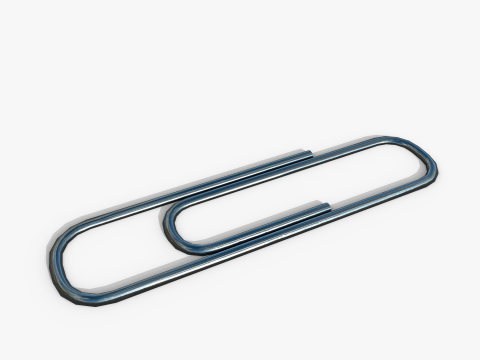 Paper clip Model 3D