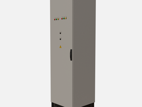 Electric control cabinet 3D 模型