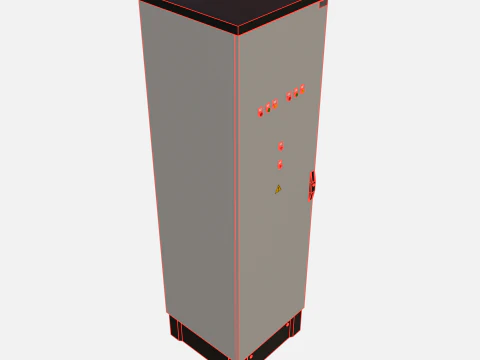 Electric control cabinet 3D Model