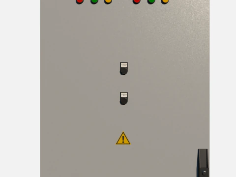 Electric control cabinet 3D Model