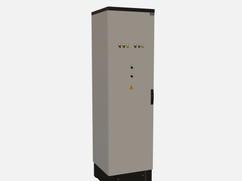 Electric control cabinet 3D 模型
