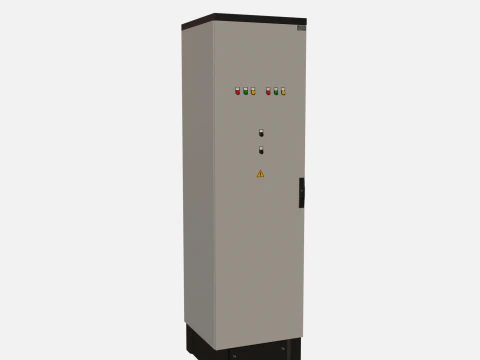 Electric control cabinet 3D Model