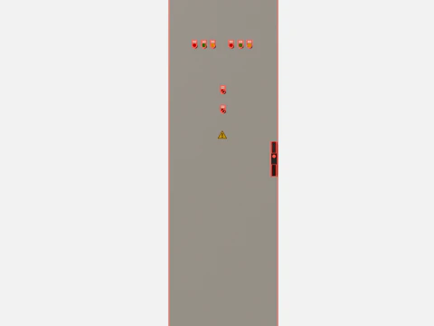 Electric control cabinet 3D Model