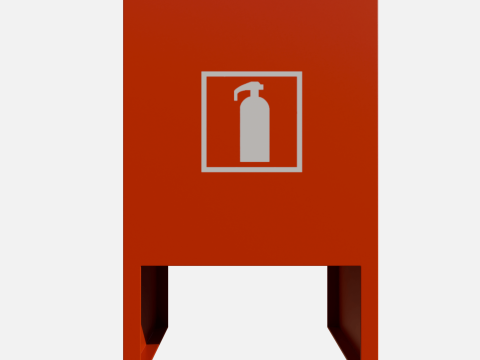 Fire extinguisher stand Modelo 3D