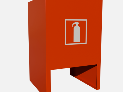 Fire extinguisher stand Model 3D