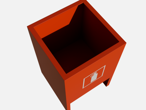 Fire extinguisher stand Model 3D