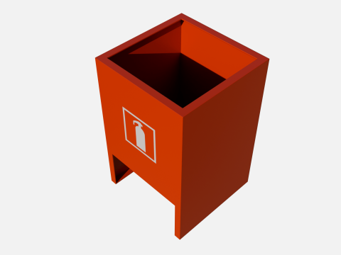 Fire extinguisher stand Model 3D