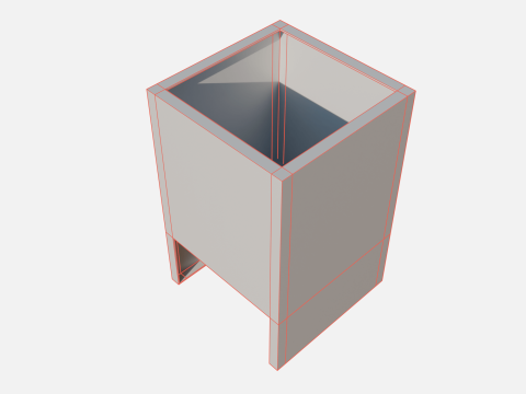 Fire extinguisher stand Model 3D