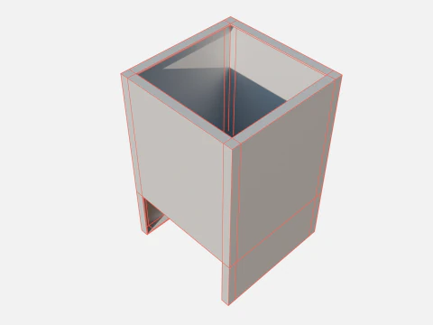 Fire extinguisher stand 3D Model
