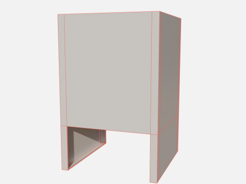 Fire extinguisher stand Model 3D