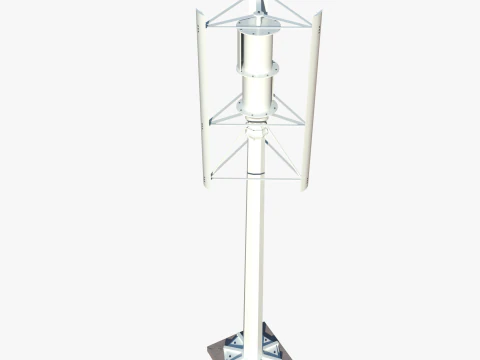 Vertical wind turbine 3D Model