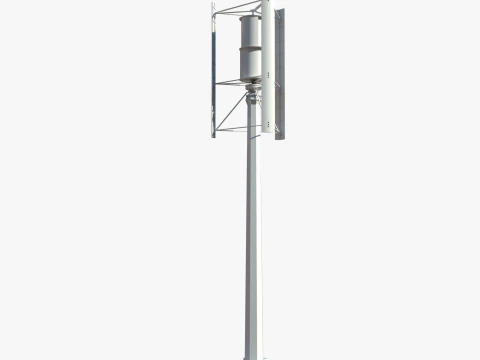 Vertical wind turbine 3D Model
