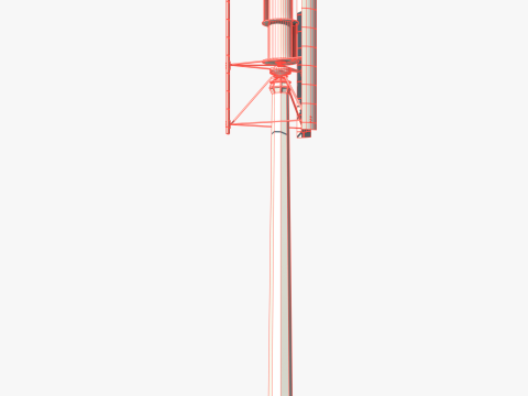 Vertical wind turbine Modelo 3D