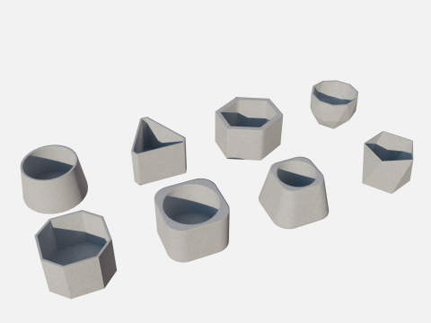 Cement pot Modelo 3D