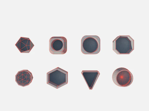 Zementtopf 3D Modell