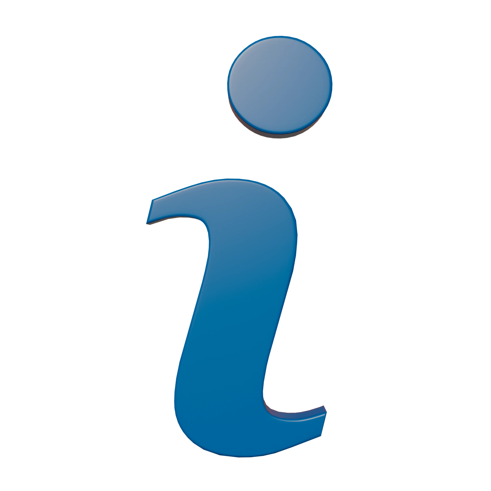 Znak informacyjny Model 3D .c4d .max .obj .3ds .fbx .stl .blend 