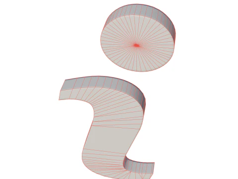 Znak informacyjny Model 3D