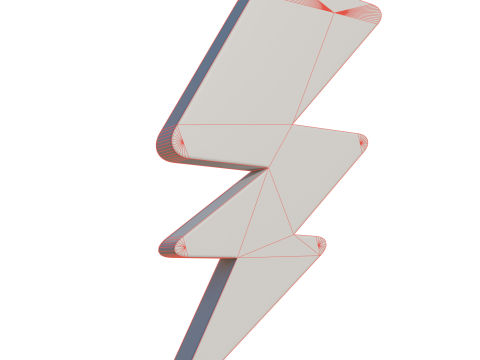 Electricity symbol 3D Model