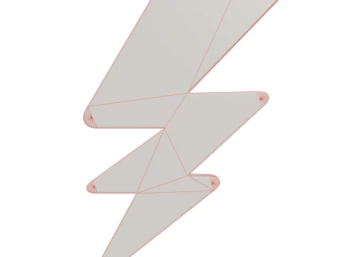 Electricity symbol 3D Model