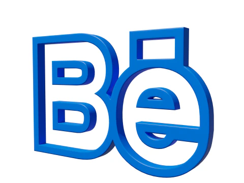 Behance symbol 3D Model