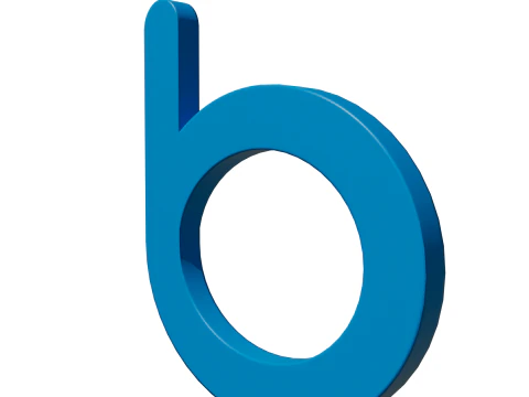 Bing-Symbol 3D Modell