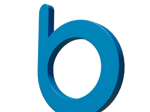 Bing-Symbol 3D Modell