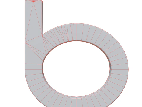 Bing-Symbol 3D Modell